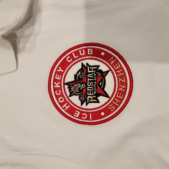 NWT Sergio Tacchini Ice Hockey Club Shenzhen girls sz L Polo - Picture 2 of 8